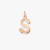 Pendentif Vanrycke Paris Lettrine S Or rose 18k