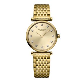 La Grande Classique De Longines Cadran Nacre bleue Bracelet Acier