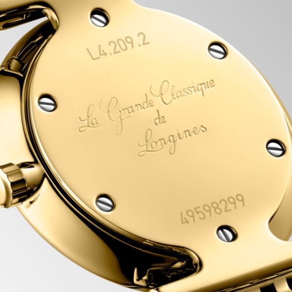 La Grande Classique De Longines Cadran Nacre bleue Bracelet Acier