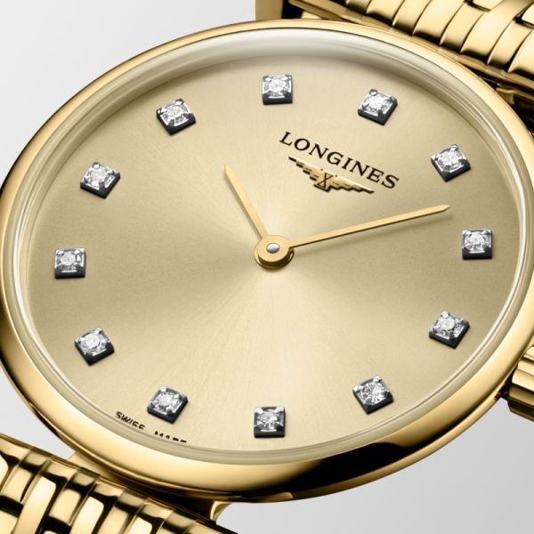 La Grande Classique De Longines Cadran Nacre bleue Bracelet Acier