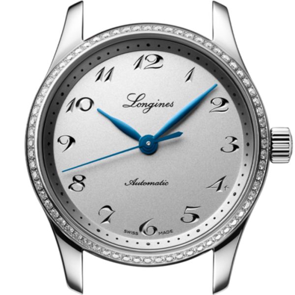 Longines Master Collection Cadran Argenté Bracelet Alligator