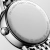 Longines Elegant Collection Moonphase Cadran Nacre blanche Bracelet Acier