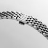 Longines Elegant Collection Moonphase Cadran Nacre blanche Bracelet Acier
