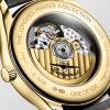 Longines Master Collection GMT Cadran Argenté Bracelet Alligator