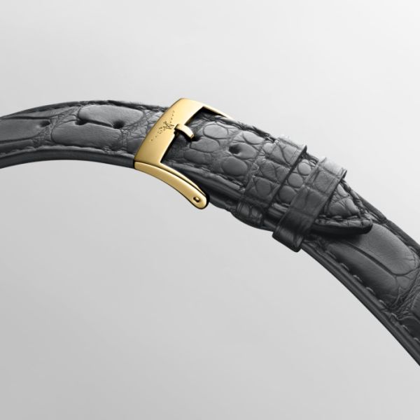 Longines Master Collection GMT Cadran Argenté Bracelet Alligator