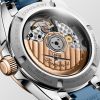 Conquest Cadran Bleu soleillé Bracelet Bracelet caoutchouc