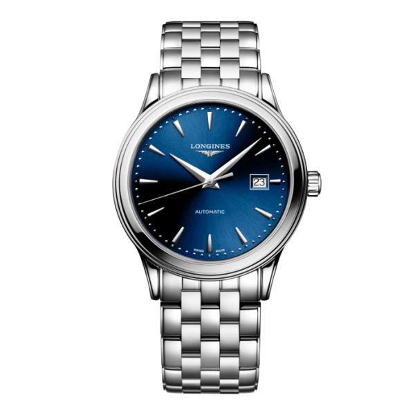 Montre Flagship Cadran Bleu soleillé Bracelet Acier