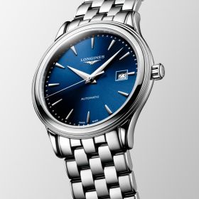 Montre Flagship Cadran Bleu soleillé Bracelet Acier