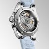Montre Conquest Cadran Bleu soleillé Bracelet caoutchouc