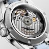 Montre Conquest Cadran Bleu soleillé Bracelet caoutchouc