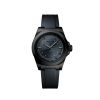 Montre Conquest Cadran Bleu soleillé Bracelet caoutchouc