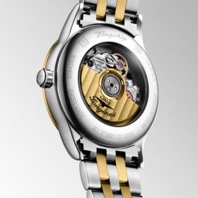 Montre Longines Flagship Cadran Blanc mat Bracelet Acier et PVD jaune