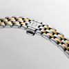 Montre Longines Flagship Cadran Blanc mat Bracelet Acier et PVD jaune