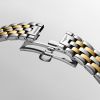 Montre Longines Flagship Cadran Blanc mat Bracelet Acier et PVD jaune