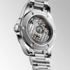 Montre Longines Conquest Cadran Nacre blanche Bracelet Acier