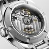 Montre Conquest Cadran Nacre blanche Bracelet Acier