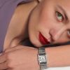 Montre Mini Dolcevita Cadran Argenté "flinqué" Bracelet Acier