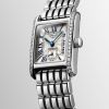 Montre Mini Dolcevita Cadran Argenté "flinqué" Bracelet Acier