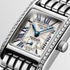 Montre Longines Mini Dolcevita Cadran Argenté "flinqué" Bracelet Acier