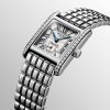 Montre Mini Dolcevita Cadran Argenté "flinqué" Bracelet Acier