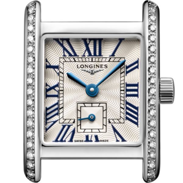 Montre Mini Dolcevita Cadran Argenté "flinqué" Bracelet Acier