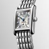 Montre Mini Dolcevita Cadran Argenté "flinqué" Bracelet Acier