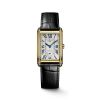 Montre Longines Dolcevita Cadran Argenté "flinqué" Bracelet Alligator