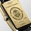 Montre Longines Dolcevita Cadran Argenté "flinqué" Bracelet Alligator