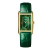 Montre Longines Dolcevita Cadran Vert Bracelet Alligator