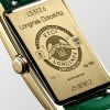 Montre Longines Dolcevita Cadran Vert Bracelet Alligator
