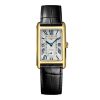Montre Longines Dolcevita Cadran Argenté "flinqué" Bracelet Alligator