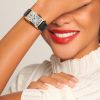 Montre Longines Dolcevita Cadran Argenté "flinqué" Bracelet Alligator