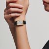Montre Longines Dolcevita Cadran Argenté "flinqué" Bracelet Alligator