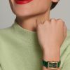 LMontre ongines Dolcevita Cadran Vert Bracelet Alligator