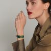 Montre Longines Dolcevita Cadran Vert Bracelet Alligator