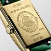 LMontre ongines Dolcevita Cadran Vert Bracelet Alligator