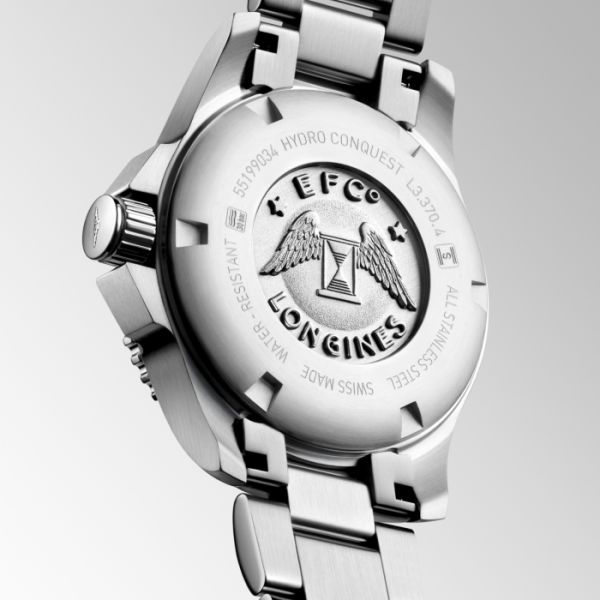 Montre Hydroconquest Cadran Nacre blanche Bracelet Acier
