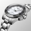 Montre Hydroconquest Cadran Nacre blanche Bracelet Acier