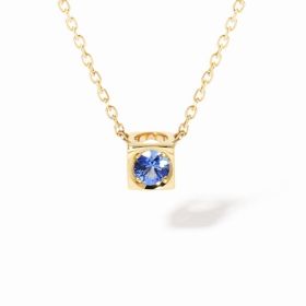 Collier Dinh Van Le Cube Diamant Petit Modèle Or Jaune & Diamant