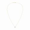 Collier Dinh Van Le Cube Or Jaune Saphir Bleu