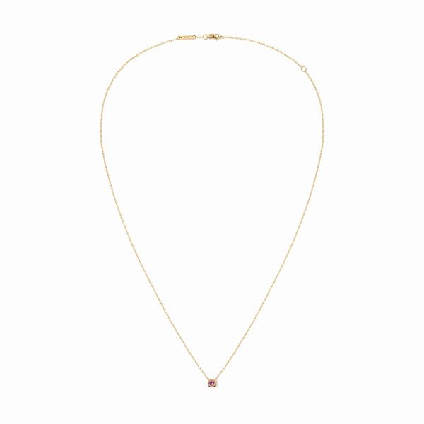 Collier Dinh Van Le Cube Diamant Petit Modèle Or Jaune & Diamant