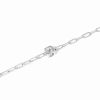 Bracelet Chaîne Dinh Van Le Cube Diamant Or Blanc Diamant 0.07ct