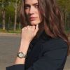 Montre Hydroconquest Cadran Nacre blanche Bracelet Acier et PVD jaune