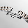 Montre Longines Master Collection Moonphase Cadran Nacre blanche Bracelet Acier Coiffe Or Rose