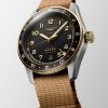 Montre Longines Spirit Zulu Time Cadran Anthracite Bracelet nylon