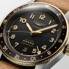 Montre Longines Spirit Zulu Time Cadran Anthracite Bracelet nylon