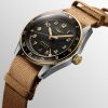 Montre Longines Spirit Zulu Time Cadran Anthracite Bracelet nylon