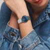 Montre La Grande Classique De Longines Cadran Nacre bleue Bracelet Acier