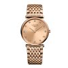 Montre La Grande Classique De Longines Cadran Rouge Bracelet Revêtement PVD rouge
