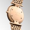 Montre La Grande Classique De Longines Cadran Rouge Bracelet Revêtement PVD rouge